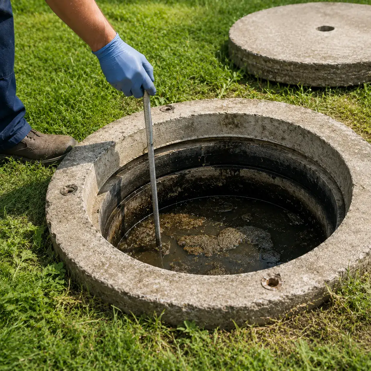 septic tank pumping and inspection in Nepean